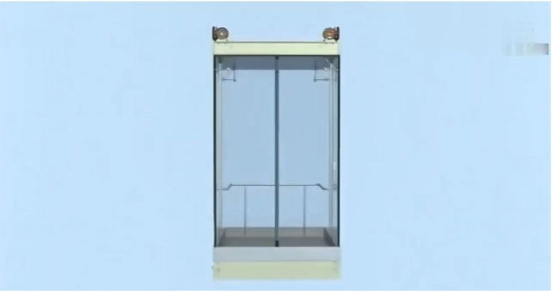 Elevator Structure 3D Display